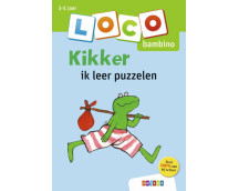Oefenboekje Loco Bambino - Kikker ik leer puzzelen