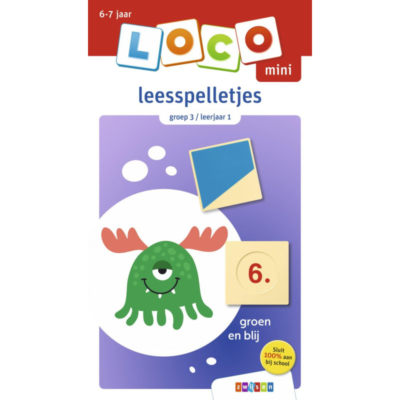 Oefenboekje Loco Mini - Leesspelletjes