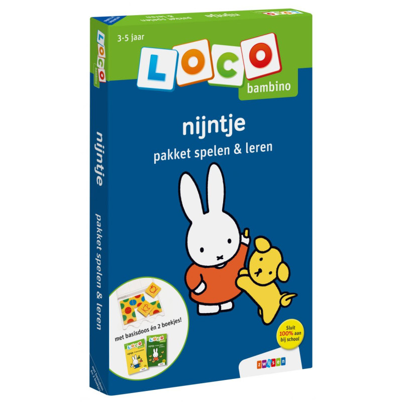 Pakket Loco Bambino - nijntje spelen & leren
Pakket Loco Bambino - nijntje spelen & leren