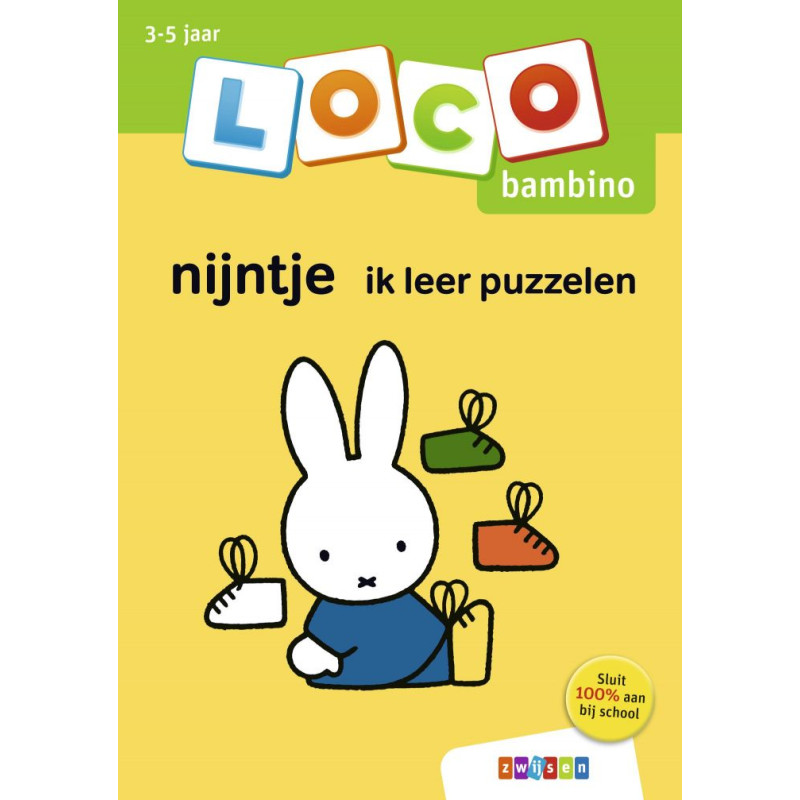 Oefenboekje Loco Bambino - nijntje ik leer puzzelen Oefenboekje Loco Bambino - nijntje ik leer puzzelen