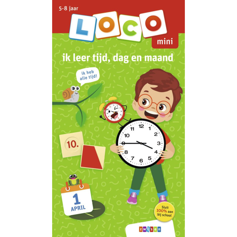 Oefenboekje Loco Mini - ik leer tijd, dag en maand Oefenboekje Loco Mini - ik leer tijd, dag en maand