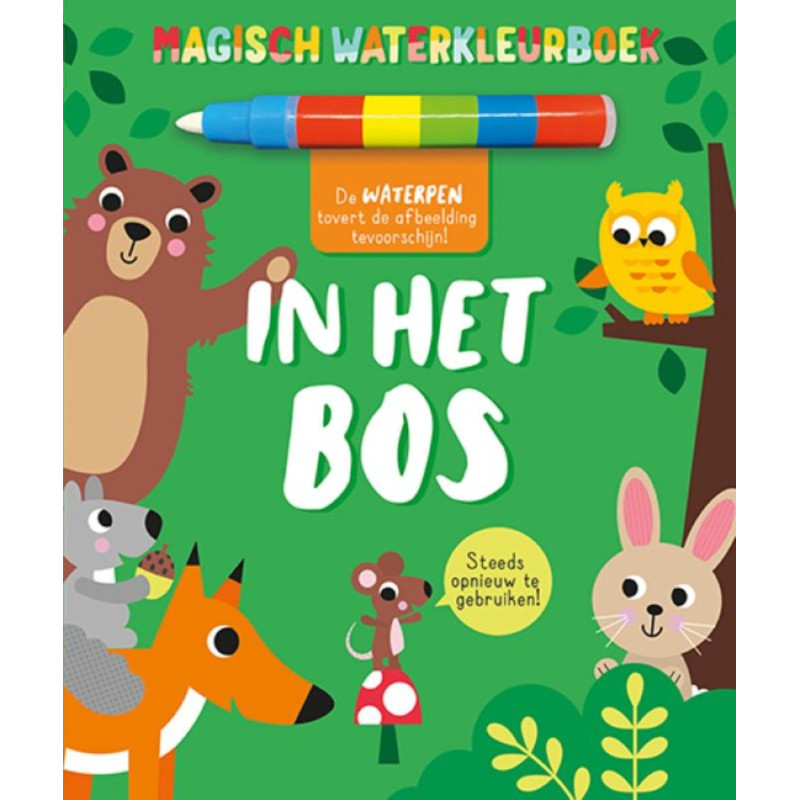 Magisch waterkleurboek - In het Bos Magisch waterkleurboek - In het Bos