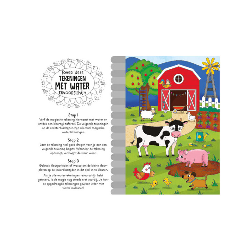 Magisch waterkleurboek - Boerderij