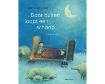 Daar buiten loopt een schaap