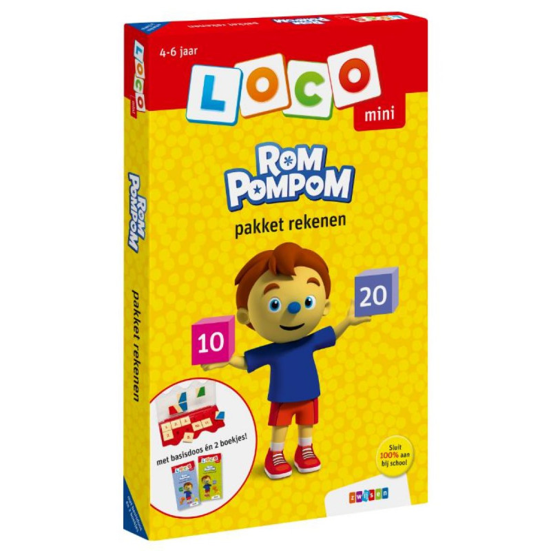Pakket Loco Mini - Rompompom rekenen