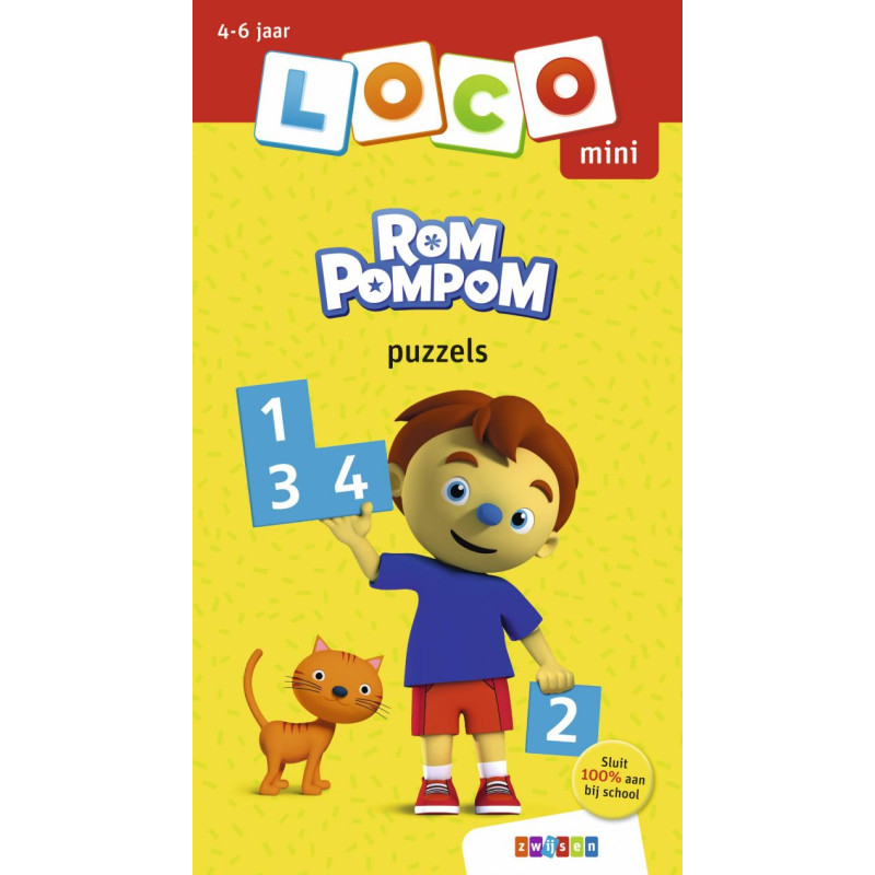 Oefenboekje Loco Mini - Rompompom puzzels Oefenboekje Loco Mini - Rompompom puzzels