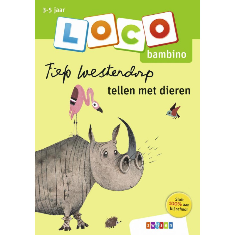 Oefenboekje Loco Bambino - Fiep Westendorp tellen met dieren