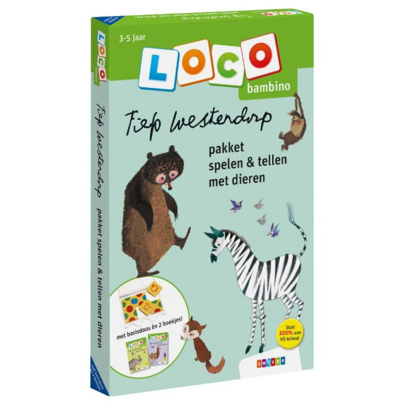 Pakket Loco Bambino - Fiep Westendorp spelen & tellen met dieren