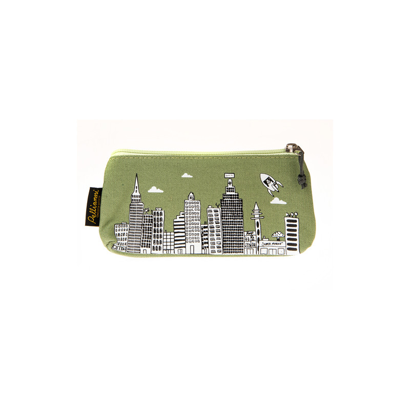 Eco-friendly/vegan etui (groen) Eco-friendly/vegan etui (groen)