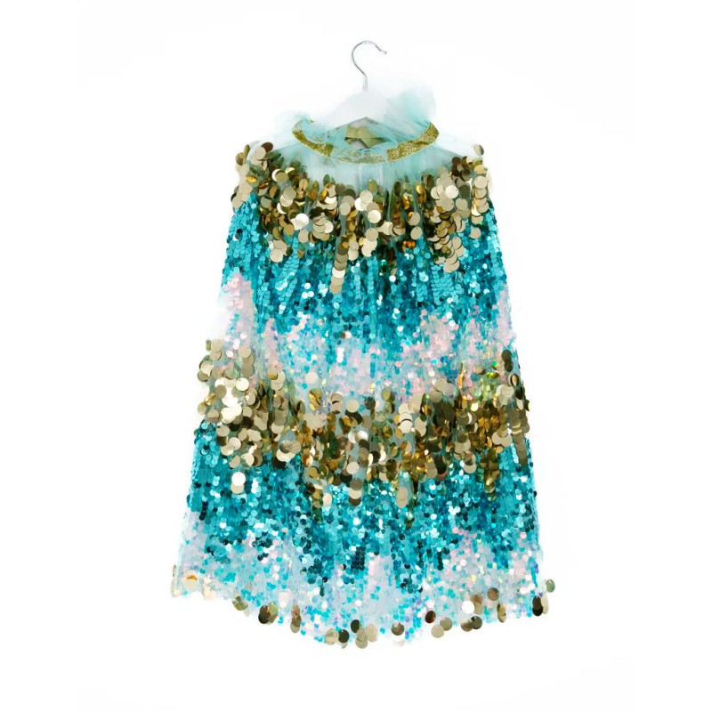 Glitter cape - Aqua Glitter cape - Aqua