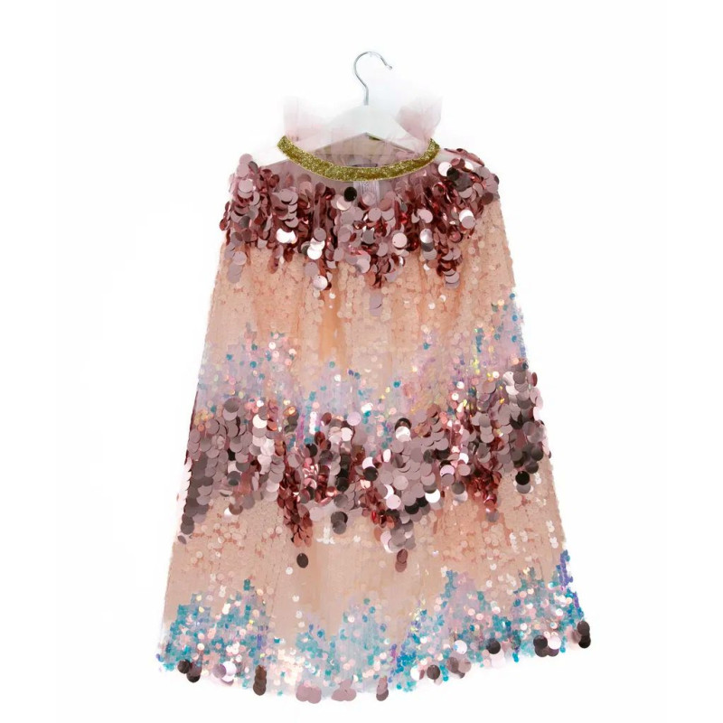 Glitter cape - Roze