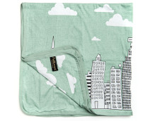 BIO Babydeken city (jersey/100x100cm)