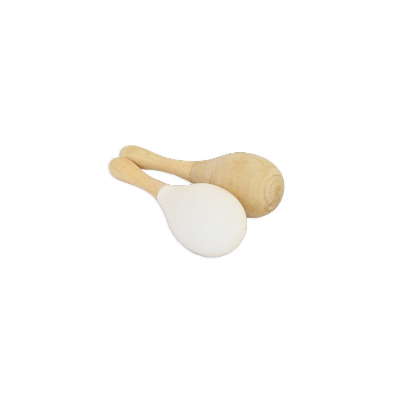 Houten shaker/rammelaar (naturel/set van 2 st.) Houten shaker/rammelaar (naturel/set van 2 st.)