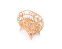 Rotan poppenbed (excl. matras) Rotan poppenbed (excl. matras)