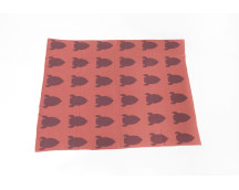 BIO gebreide deken (raket/rood)