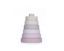 Siliconen stapeltoren (roze)