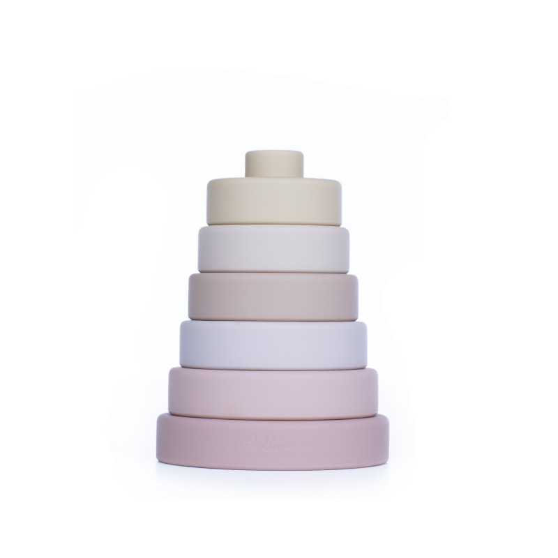 Siliconen stapeltoren (roze) Siliconen stapeltoren (roze)