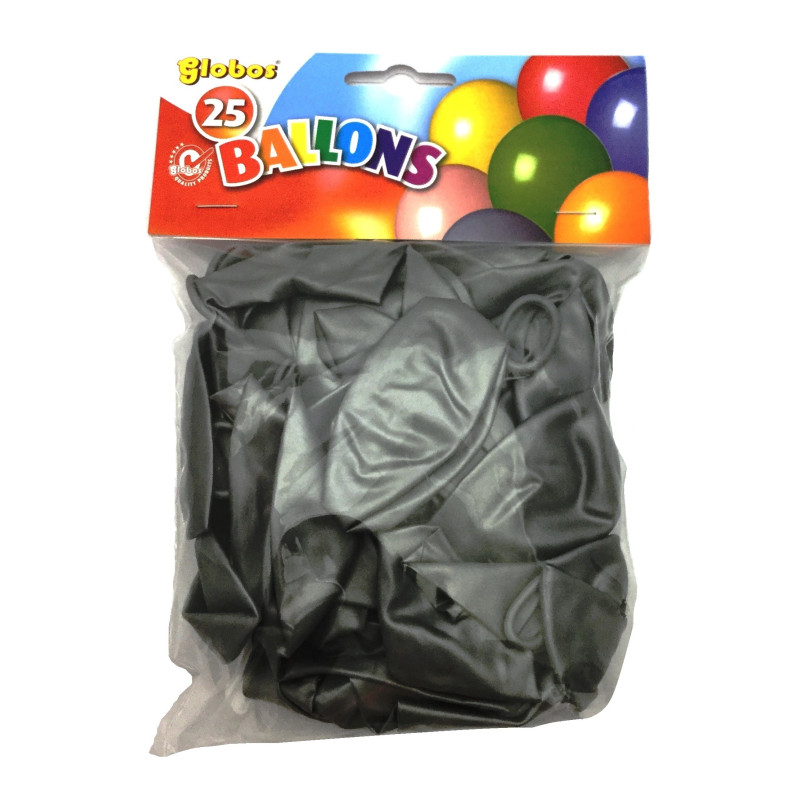 Ballonnen zilver (nr.12/25 st. in zak) Ballonnen zilver (nr.12/25 st. in zak)