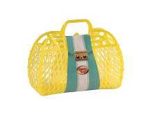 Retro tas met glitters (4 assorti) Retro tas met glitters (4 assorti)