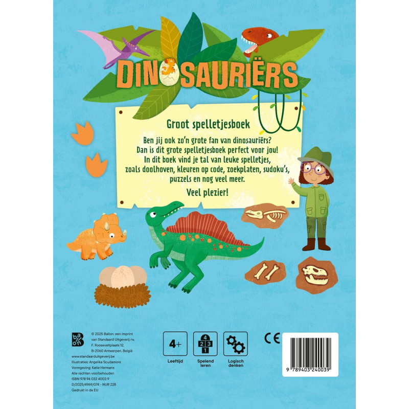 Dinosauriërs - Groot spelletjesboek Dinosauriërs - Groot spelletjesboek