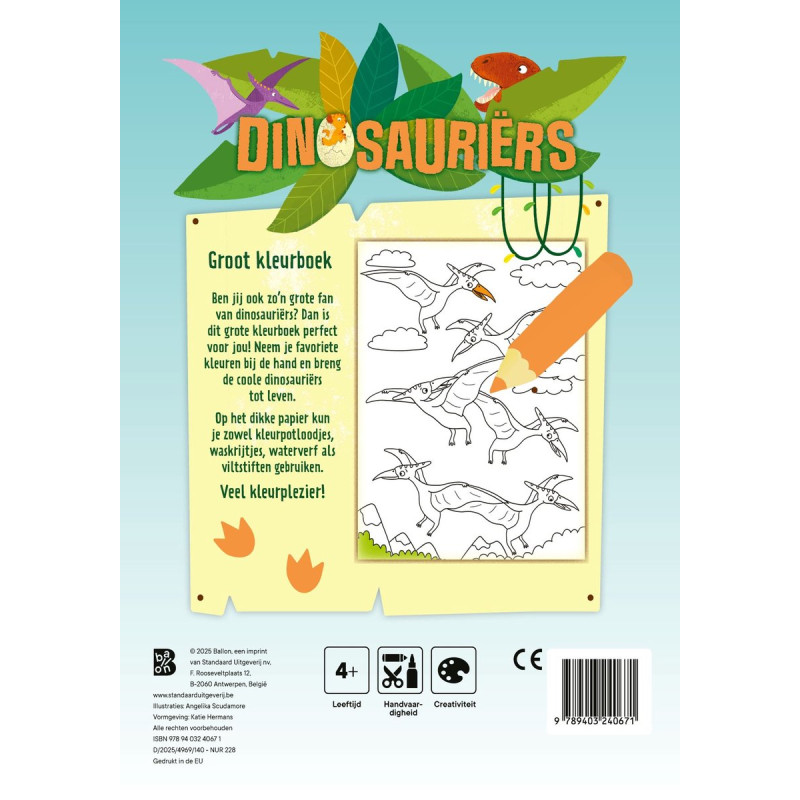 Dinosauriërs - Groot kleurboek