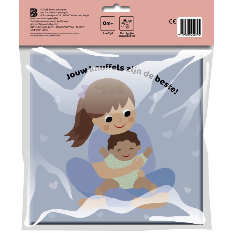 Allemaal knuffels (linnenboekje) Allemaal knuffels (linnenboekje)