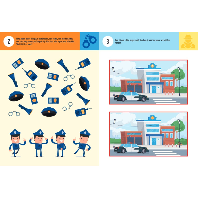 100 spelletjes - Politie en brandweer 6+ 100 spelletjes - Politie en brandweer 6+