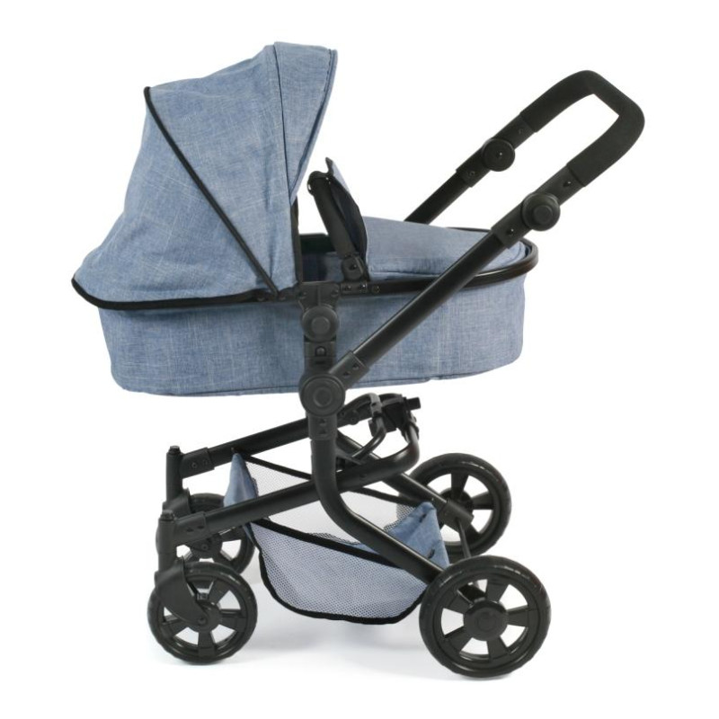 Poppenwagen Mika combi (jeans blauw) Poppenwagen Mika combi (jeans blauw)