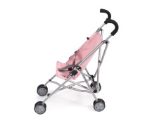 Poppenbuggy Roma (grijs/lichtroze) Poppenbuggy Roma (grijs/lichtroze)