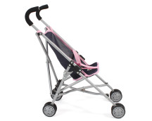 Poppenbuggy Roma (donkerblauw/hartje)