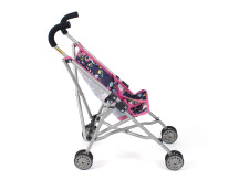 Poppenbuggy Roma (eenhoorn donkerblauw/roze) Poppenbuggy Roma (eenhoorn donkerblauw/roze)