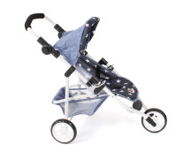 Poppenbuggy jogging Lola (navy sterren) Poppenbuggy jogging Lola (navy sterren)