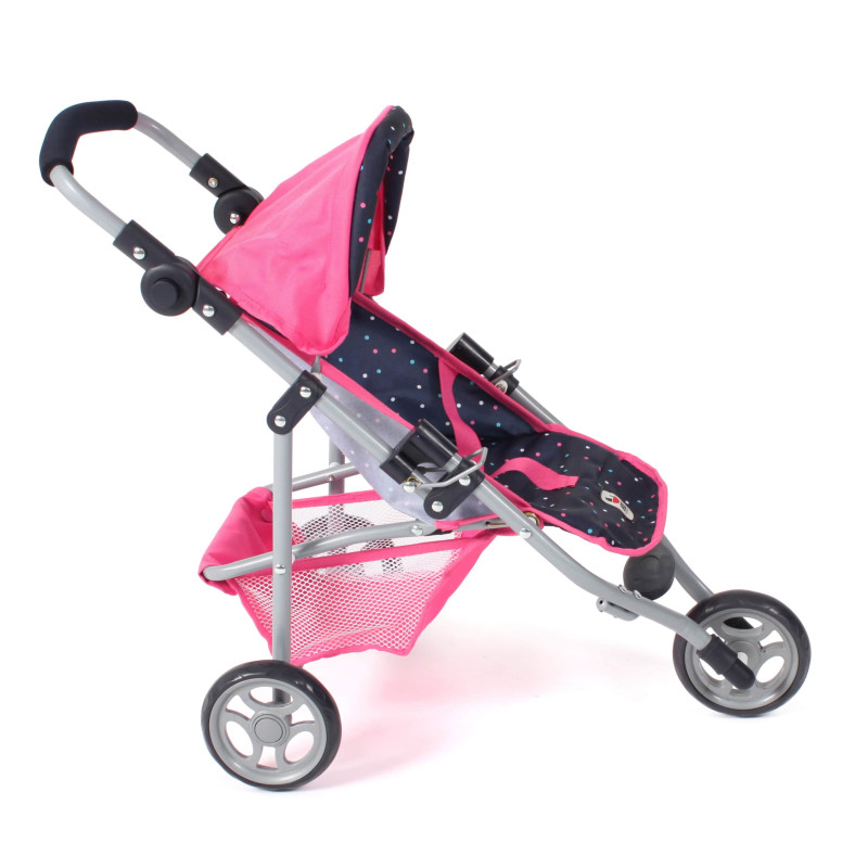 Poppenbuggy jogging Lola (confetti pink) Poppenbuggy jogging Lola (confetti pink)