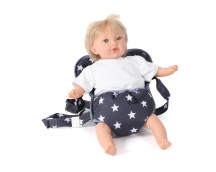 Poppendraagzak (navy sterren) Poppendraagzak (navy sterren)