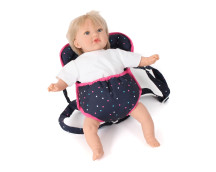 Poppendraagzak (confetti pink)