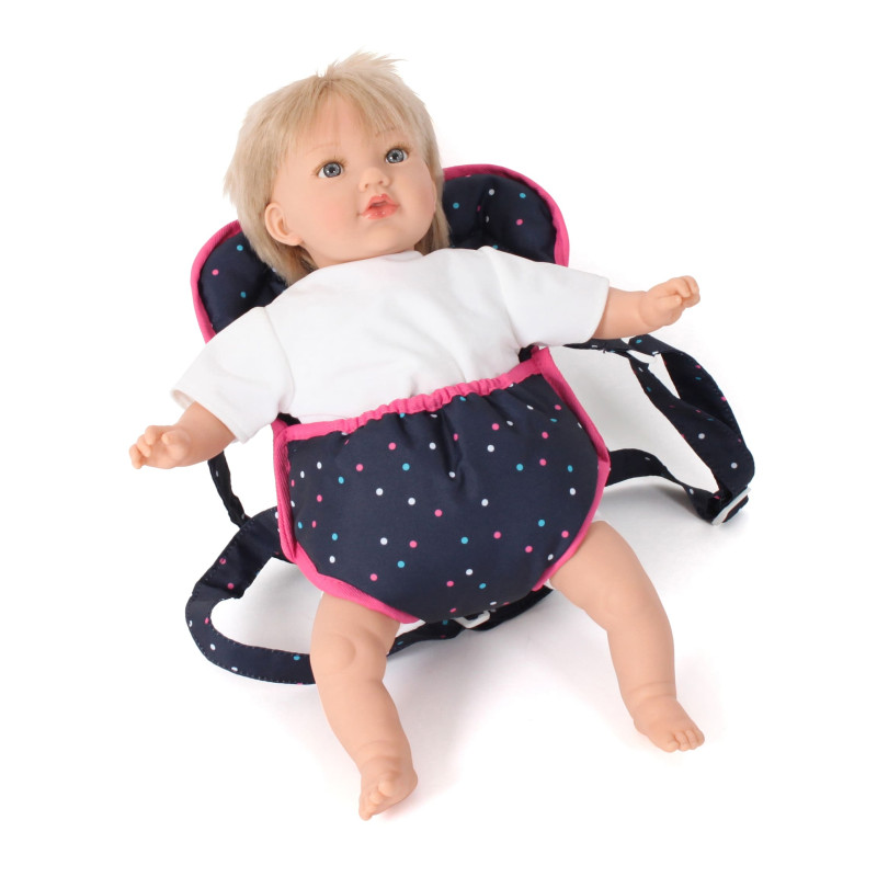 Poppendraagzak (confetti pink)
