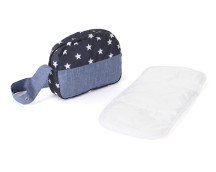 Poppenluiertas (navy sterren)