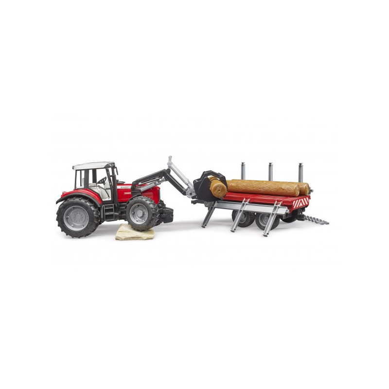 Massey Ferguson 7480 + voorlader+ houttrans. Massey Ferguson 7480 + voorlader+ houttrans.