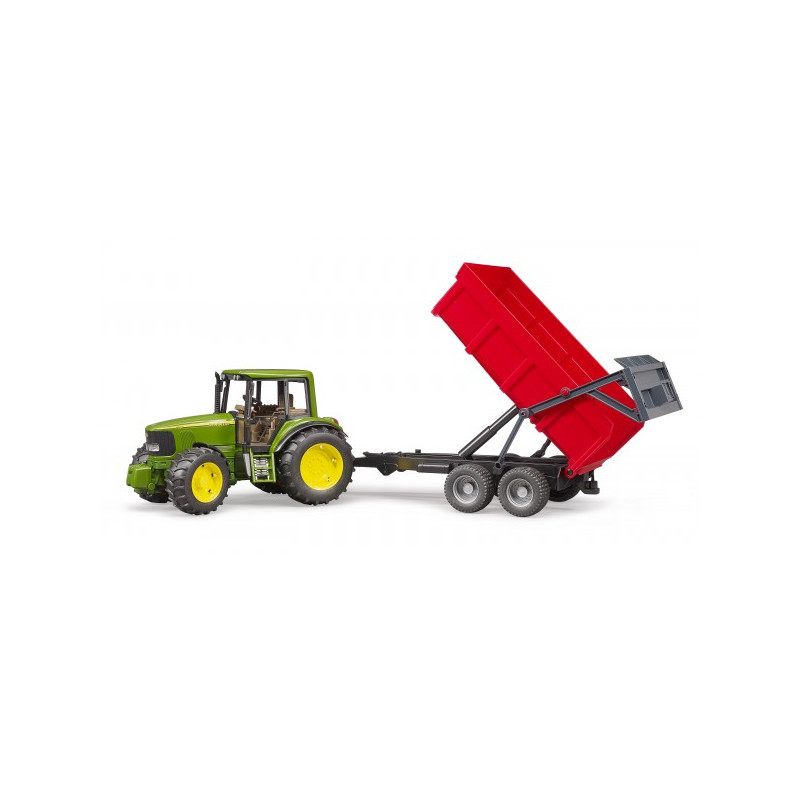 John Deere 6920 met kipwagen John Deere 6920 met kipwagen