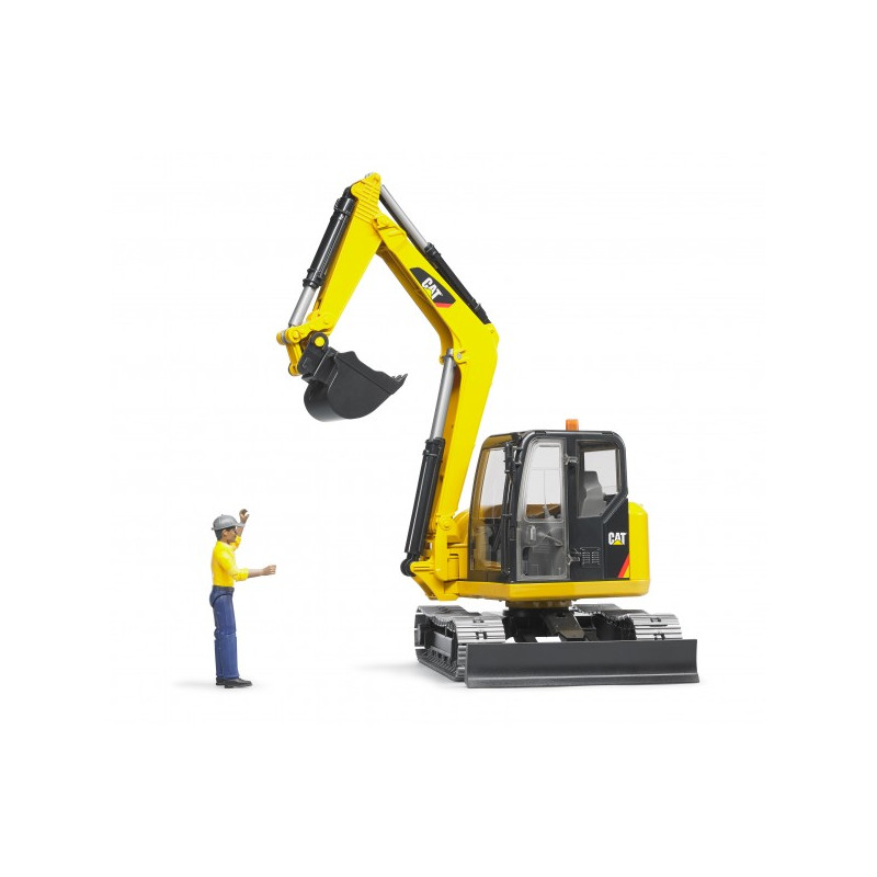 Cat Minibagger met speelfiguur Cat Minibagger met speelfiguur