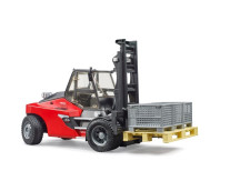 Linde HT160 vorkheftruck met pallet en boxen Linde HT160 vorkheftruck met pallet en boxen