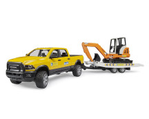 RAM -Verhuurservice met minigraafmachine