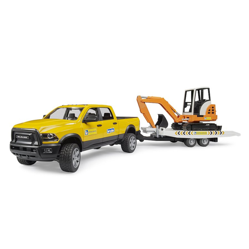 RAM -Verhuurservice met minigraafmachine