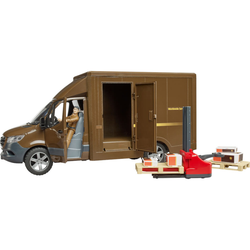 MB Sprinter UPS incl. chauffeur en toebehoren MB Sprinter UPS incl. chauffeur en toebehoren