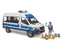 MB Sprinter politiehulpvoertuig met politieagent