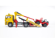 Takelauto met jeep