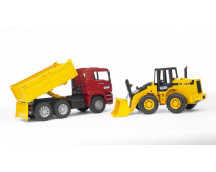 MAN TGA kiepauto met shovel MAN TGA kiepauto met shovel