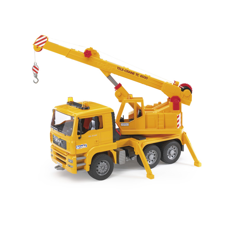 MAN kraanauto geel MAN kraanauto geel