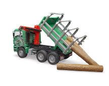 MAN-houttransporttruck met kraan MAN-houttransporttruck met kraan