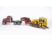 MACK-Granite dieplader m JCB shovel